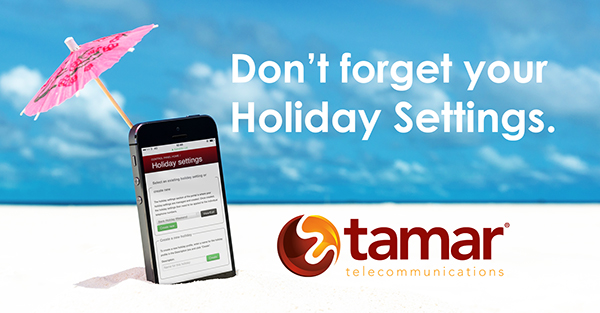 Dont Forget Your Holiday Settings