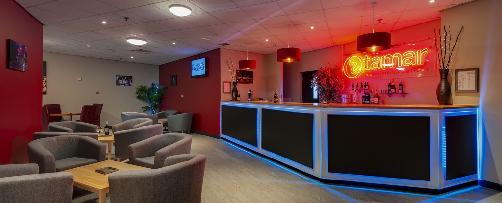 Plymouth Pavilions Preferential Members Lounge - Tamar Telecommunications