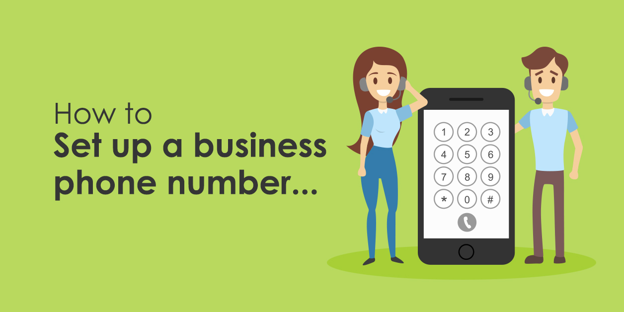 how to set up business phone number on iphone