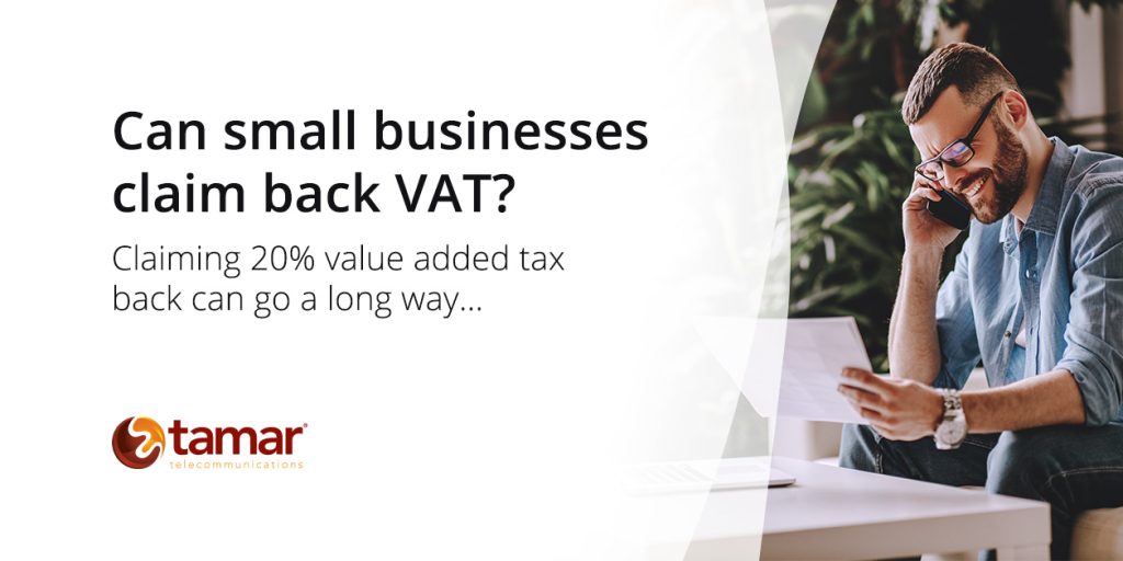 Can small businesses claim back VAT