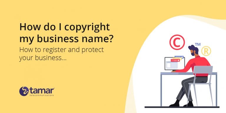 How do I copyright my business name
