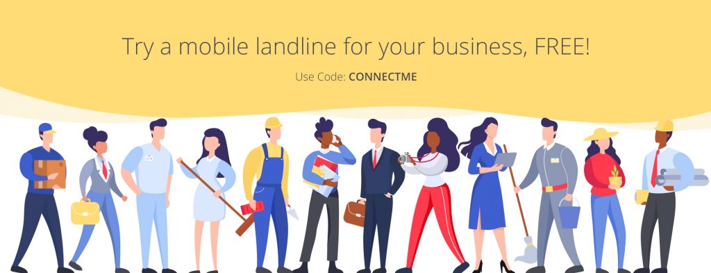 Get a landline for your mobile, try it FREE