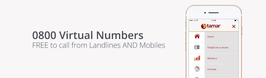 0800 Virtual Number ǀ Free to tall from landlines and mobiles ǀ Tamar Telecommunications