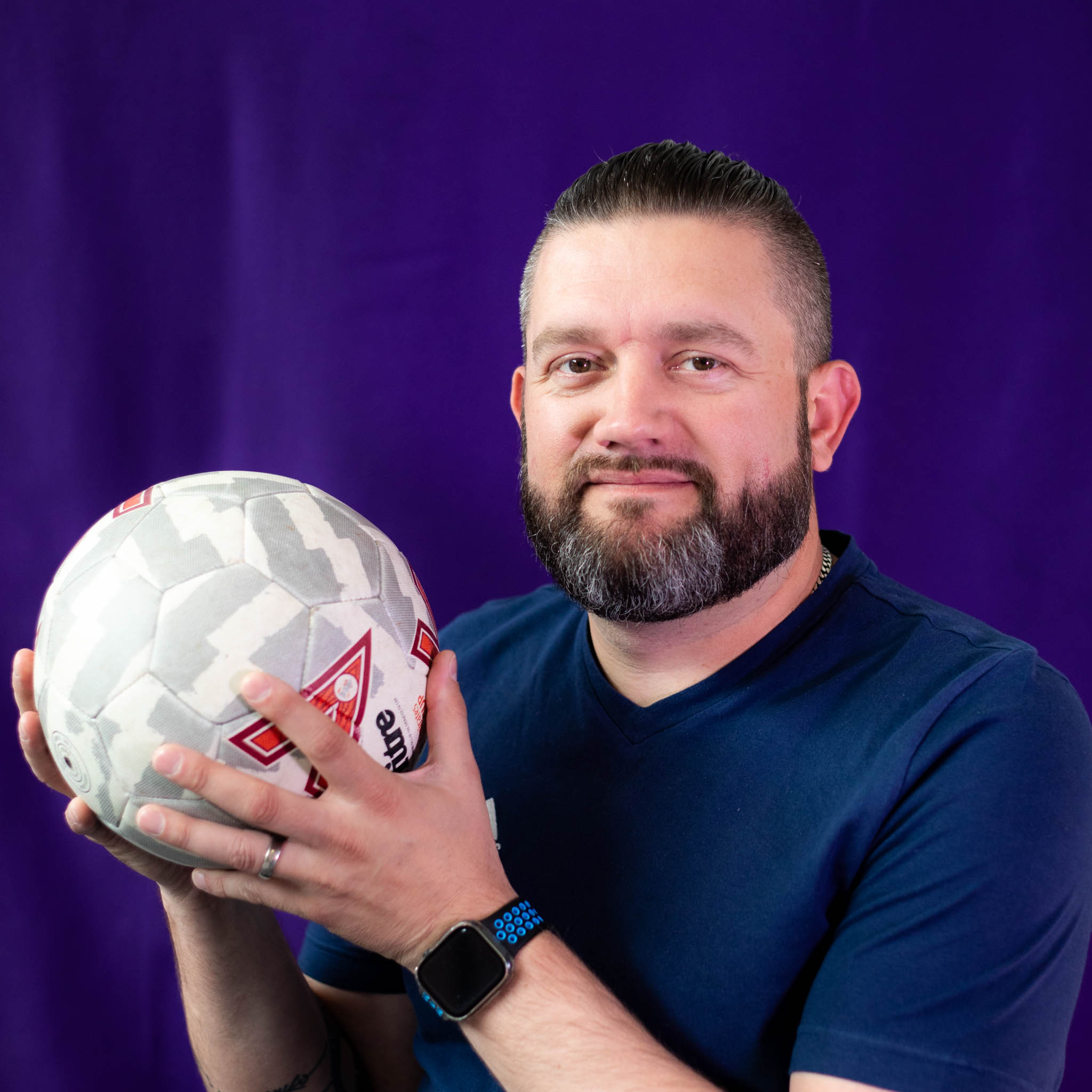 David With A Football