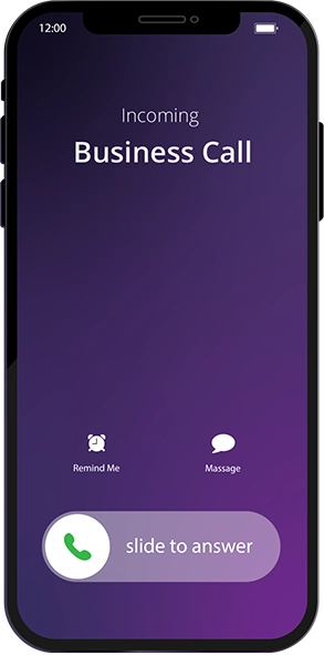 Incoming business call from Tamar Telecom Virtual Number