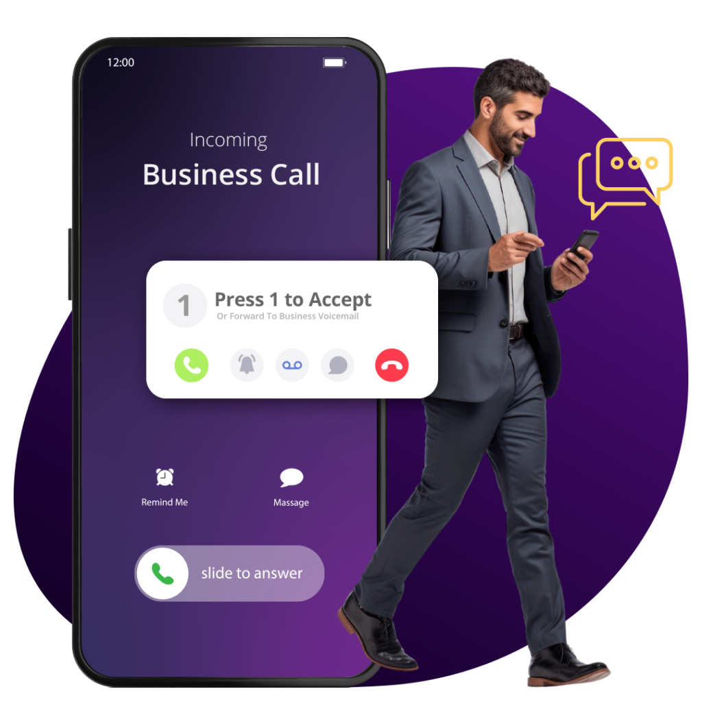 VoIP Business Call On Mobile App