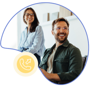 Man And Woman With Glasses