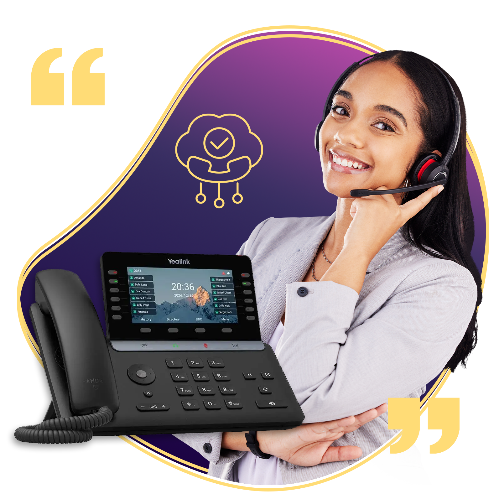 Office@hand Softphone VoIP Phone Handsets for Business | Reliable Office Desk Phones