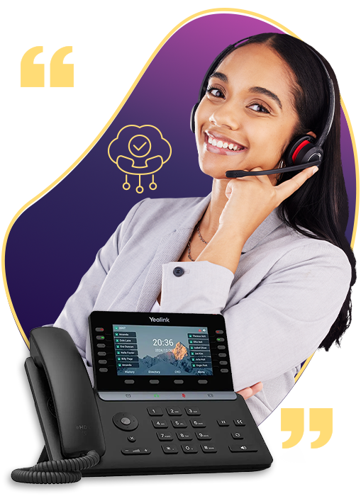 The best business VoIP desk phone with Tamar customer service